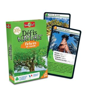 Jeu défis nature arbres du monde 36cartes +7 ans