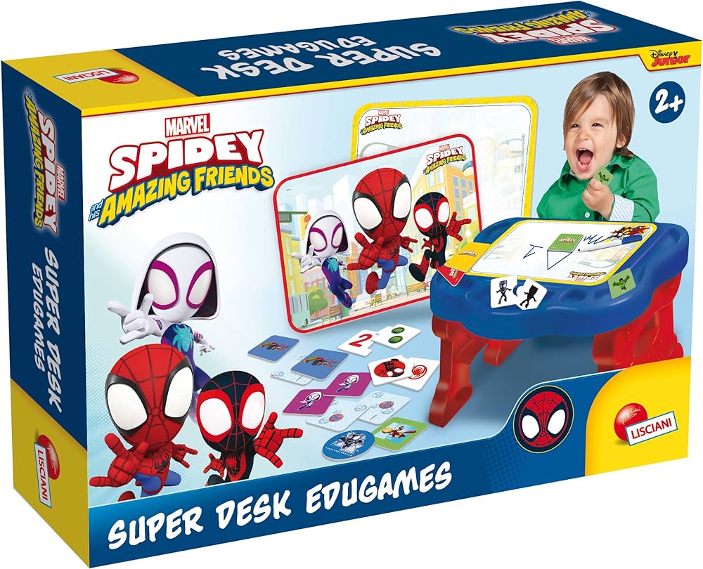 JEU EDUCATIF-SUPER BUREAU EDUGAMES SPIDY+2ANS