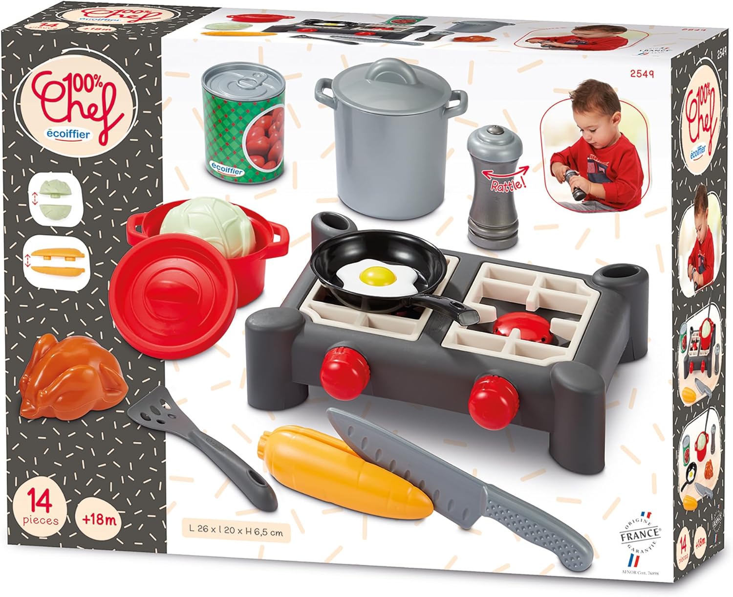 DINETTE RECHAUD SET DE14PCS+18MOIS