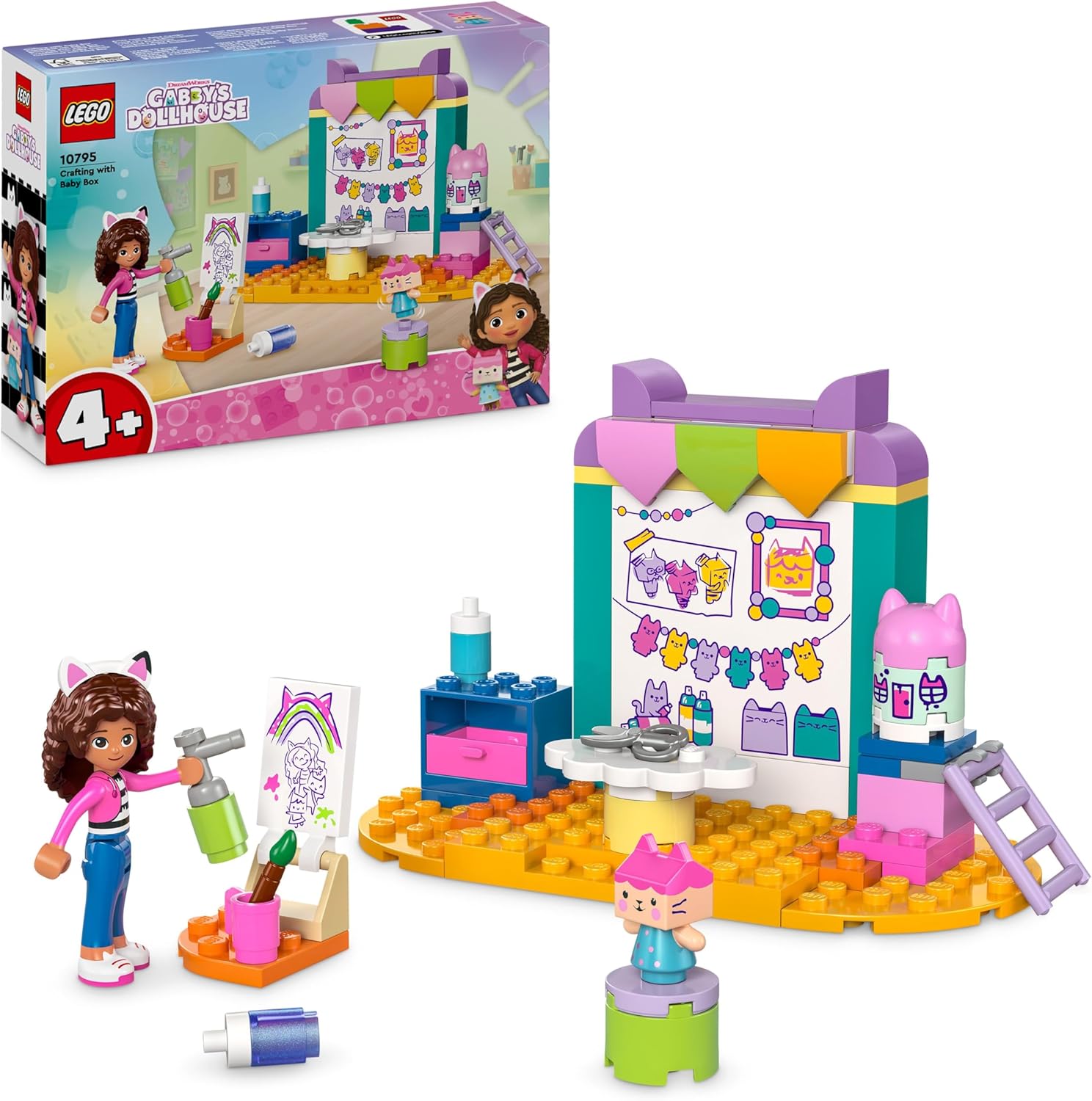 LEGO-LE JARDIN ET LA CABANE DANS L'ARBRE BABY BOX+4ANS