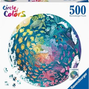 PUZZLE 500PCS OCEAN CIRCLE OF COLOR