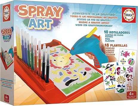 Jeu de création spray art magic art coloriage +4ans - Image 6