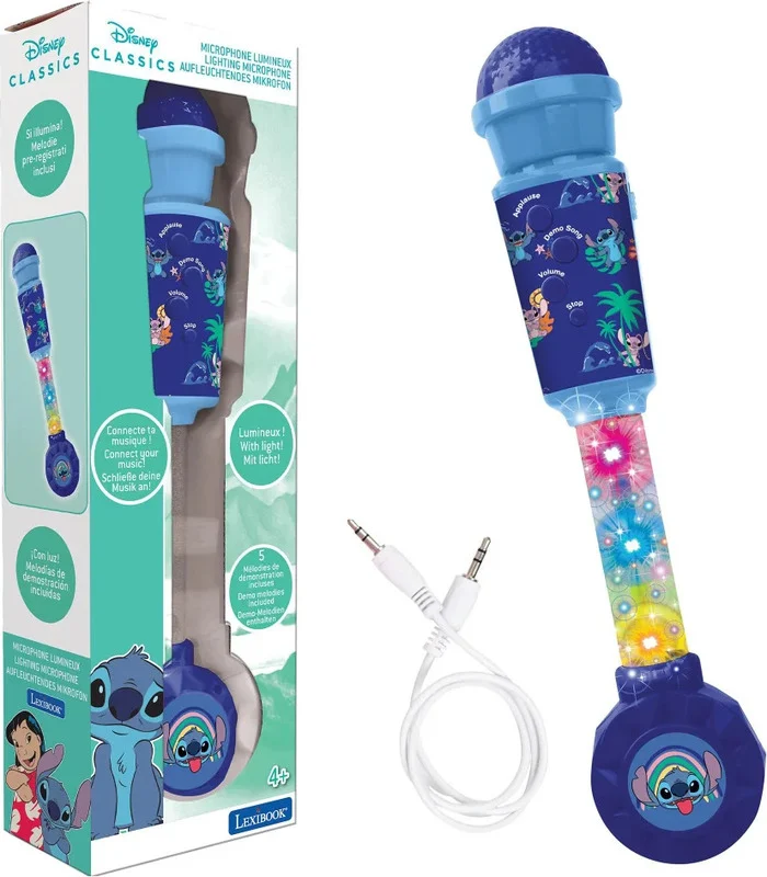 Microphone lumineux-bleu-stitch+4ans - Image 5