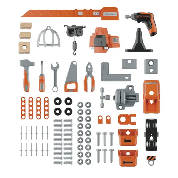 SMOBY-BRICOLO BUILDER BLACK+DECKER ETABLI DE BRICOLAGE - Image 2