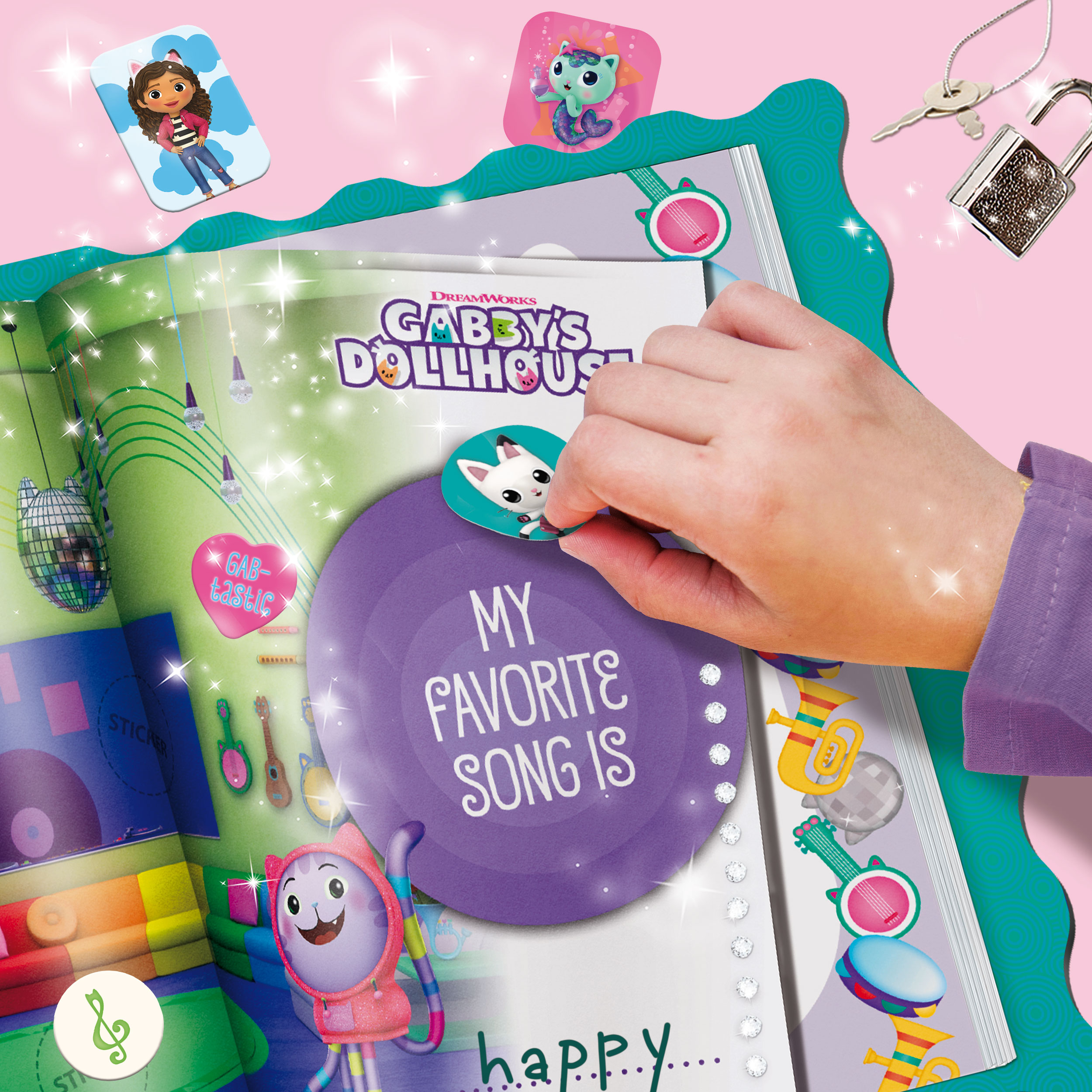 GABBY'S DOLLHOUSE MY SECRET DIARY+5ANS - Image 2