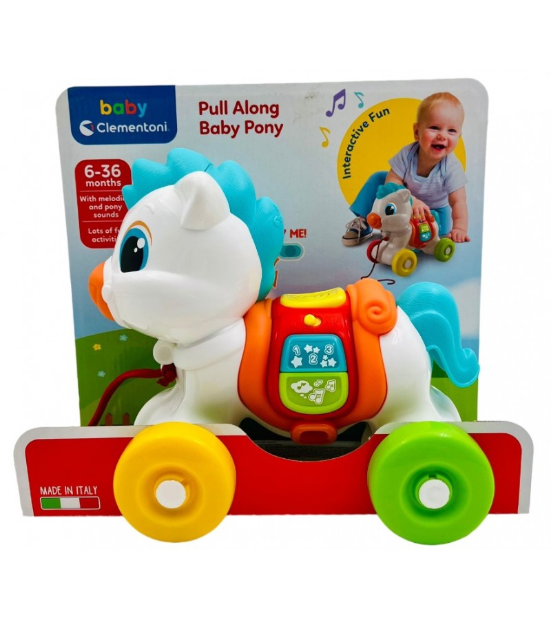 Clementoni baby mon poney a tirer musical jouet-6-36mois - Image 2
