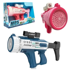 Pistolet a bulles mp5-43cm-57 trous couleur asst