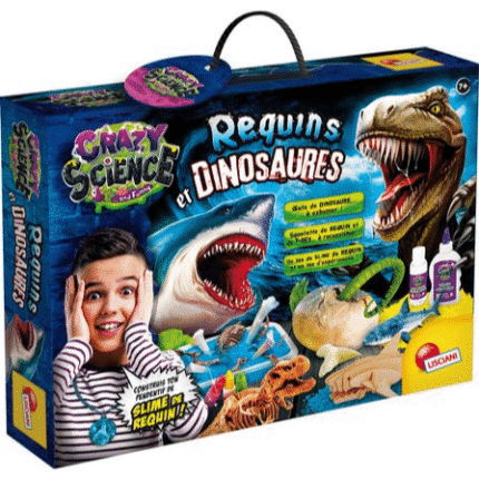 Jeu de science requins et dinosaures+7ans