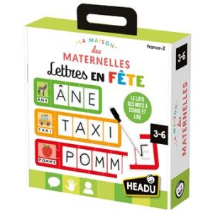 JEU EDUCATIF-LA MAISON DES MATERNELLES-LETTRES EN FETE