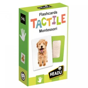 JEU EDUCATIF-MONTESSORI TACTILE FLASHCARDS-1-4 ANS