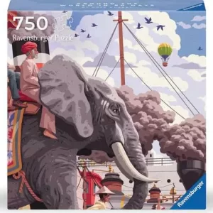 PUZZLE 756PCS-ART SOUL LE TOUR DU MONDE EN 80 JOURS