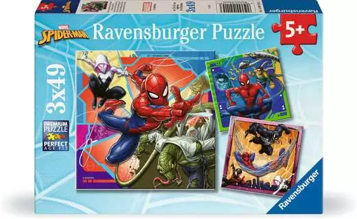 Puzzle 3x49pcs-spiderman attaque speciale+5ans - Image 3