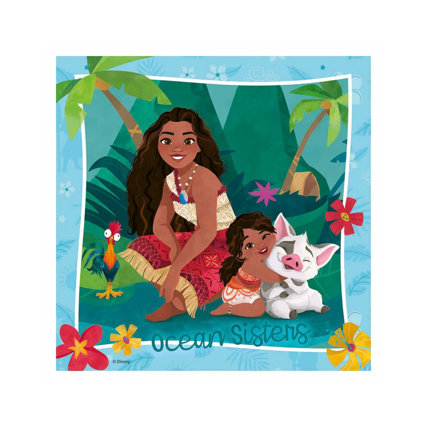 Puzzle-3x49pcs-vaiana il nouvelles aventures +5ans - Image 2