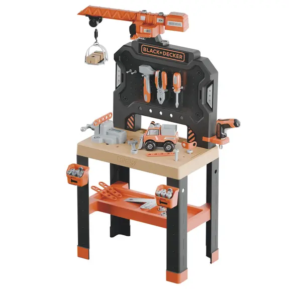 SMOBY-BRICOLO BUILDER BLACK+DECKER ETABLI DE BRICOLAGE - Image 4