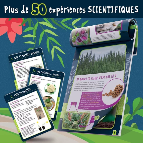 Jeu de science botanique +50 expériences-8-12ans - Image 2