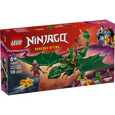 Lego le dragon vert de la foret de lloyd-128pcs-ninja go+6ans - Image 4