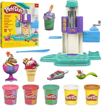 PLAY-DOH-GLACE ARC-EN-CIEL-5POTS+3ANS