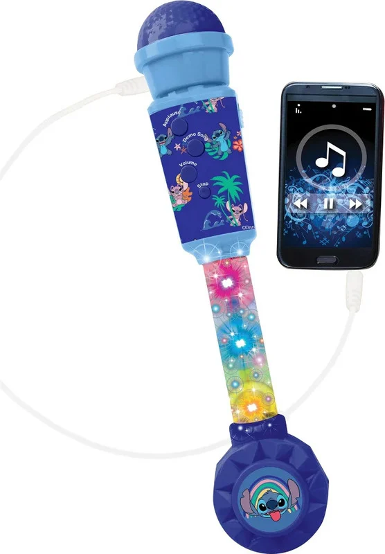 Microphone lumineux-bleu-stitch+4ans - Image 6