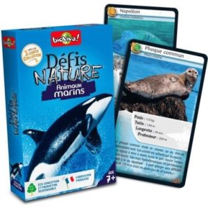 Jeu defis nature animaux marins +7ans