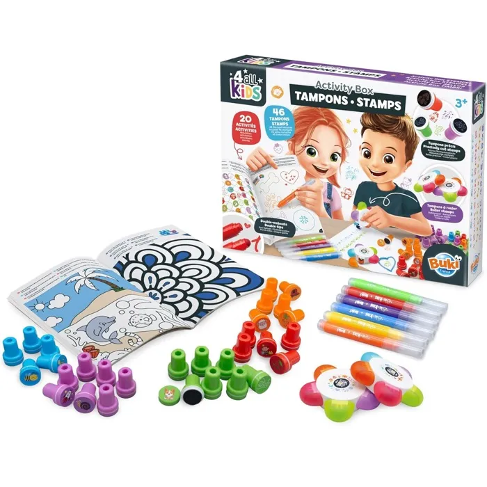 Activity box-tampons+3ans