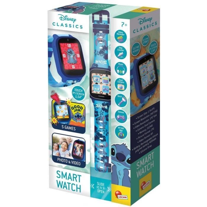 Montre smart stitch jeux/vidéo/photos+7ans