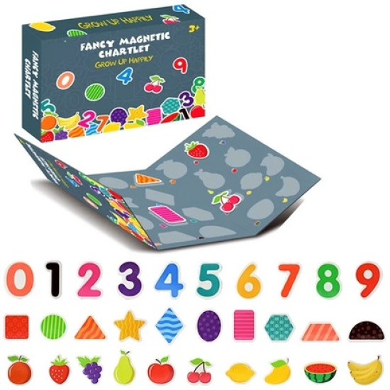 Puzzle magnetique-30pcs-fancy magnetic chartlet +3ans - Image 2