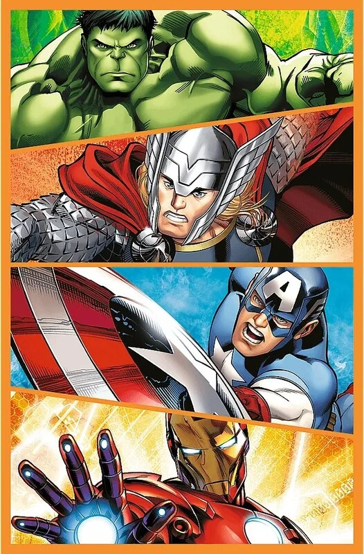 Puzzle-3x80pcs-days of action avengers +5ans - Image 4