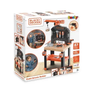 SMOBY-BRICOLO BUILDER BLACK+DECKER ETABLI DE BRICOLAGE