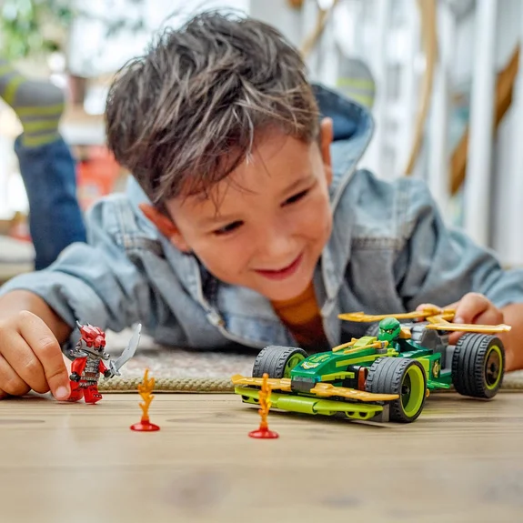 Lego la voiture de course a retrofiction de lloyd ninjacc-181pcs +7ans - Image 2