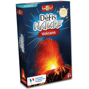 Jeu défis nature volcans 36 cartes+7ans