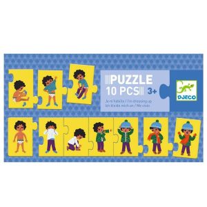 PUZZLE  FRISE JE M'HABILLE+3ANS