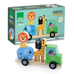 JEU EMPIL'ANIMAUX EN BOIS+2ANS