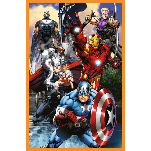 Puzzle-3x80pcs-days of action avengers +5ans - Image 2