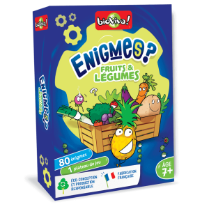 JEU PREMIERES ENIGMES-FRUITS ET LEGUMES+7ANS