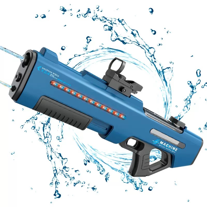 Pistolet a eau electrique-55cm-680ml/portée-10m 3 fonctions couleur ASST - Image 5