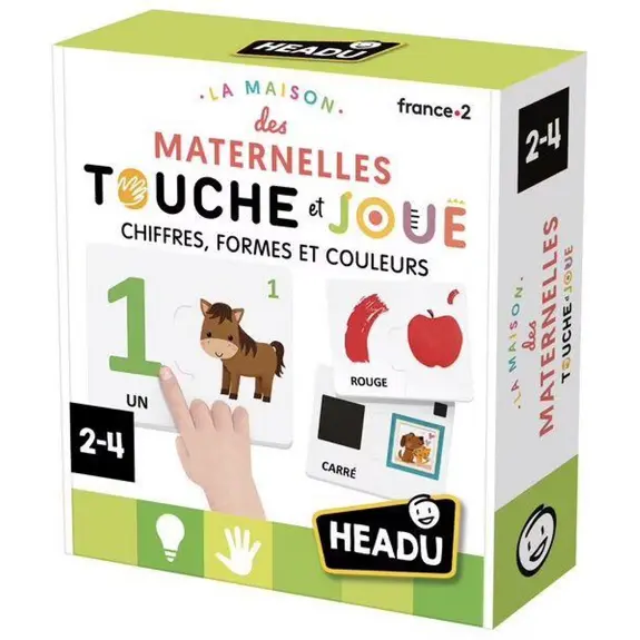 JEU EDUCATIF-LA MAISON DES MATERNELLES-TOUCHE ET JOUE+2ANS
