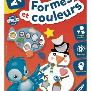 FORMES ET COULEURS-4 PLANCHES RECTO-VERSO+2ANS