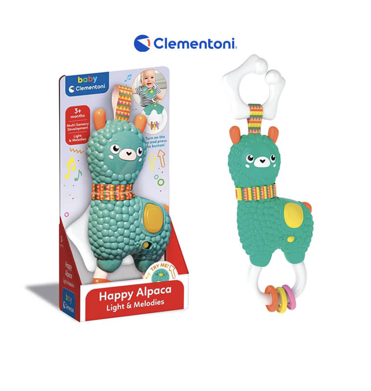Clementoni hochet alpaga sons et lumières +3mois