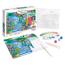 La ville bleue palette d'artiste 14 couleurs +3ans