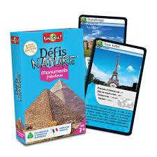 Jeu défis nature monuments fabuleux +7ans