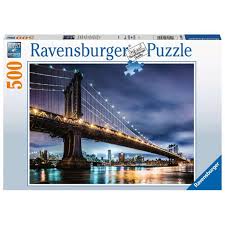PUZZLE 500PCS NEW-YORK LA VILLE QUI NE DORT JAMAIS