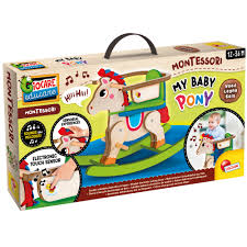 JEU EDUCATIF MONTESSORI-CHEVAL A BASCULE PONY+12MOIS