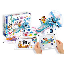 EXPLORATEURS AQUARELLUM-25X18CM-3D+7ANS
