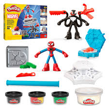 Play-doh Marvel Spiderman Launch slice battle -4pot+4ans - Image 2