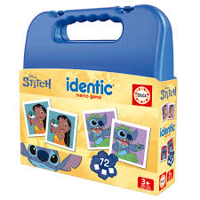 Jeu memo identic stitch-72pcs+3ans