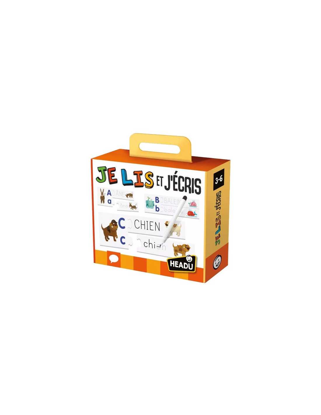 JEU EDUCATIF-JE LIS ET J'ECRIS+3ANS