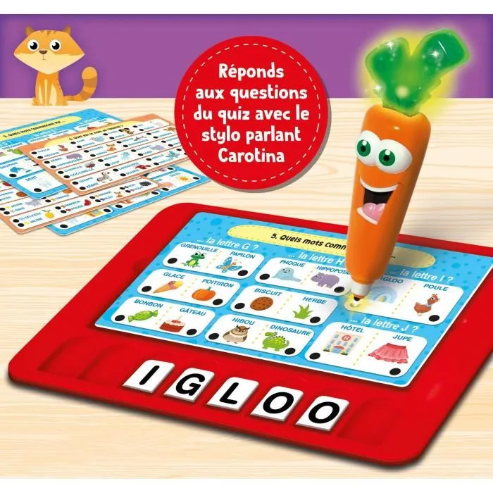 Jeu éducatif carotina stylo parlant-le grand jeu de vocabulaire-3-6ans - Image 3
