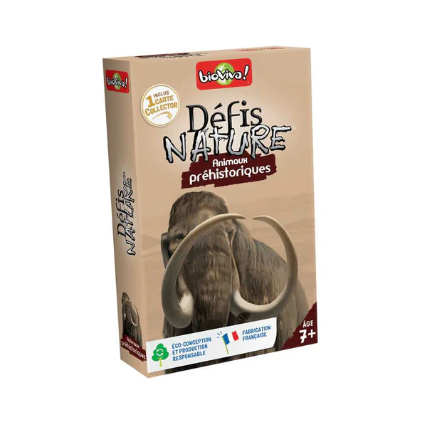 Jeu defis nature animaux prehistoriques-37cartes +7ans - Image 2