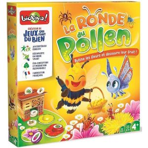 LA RONDE DU POLLEN BUTINE LES FLEURS ET FRUITS+4ANS