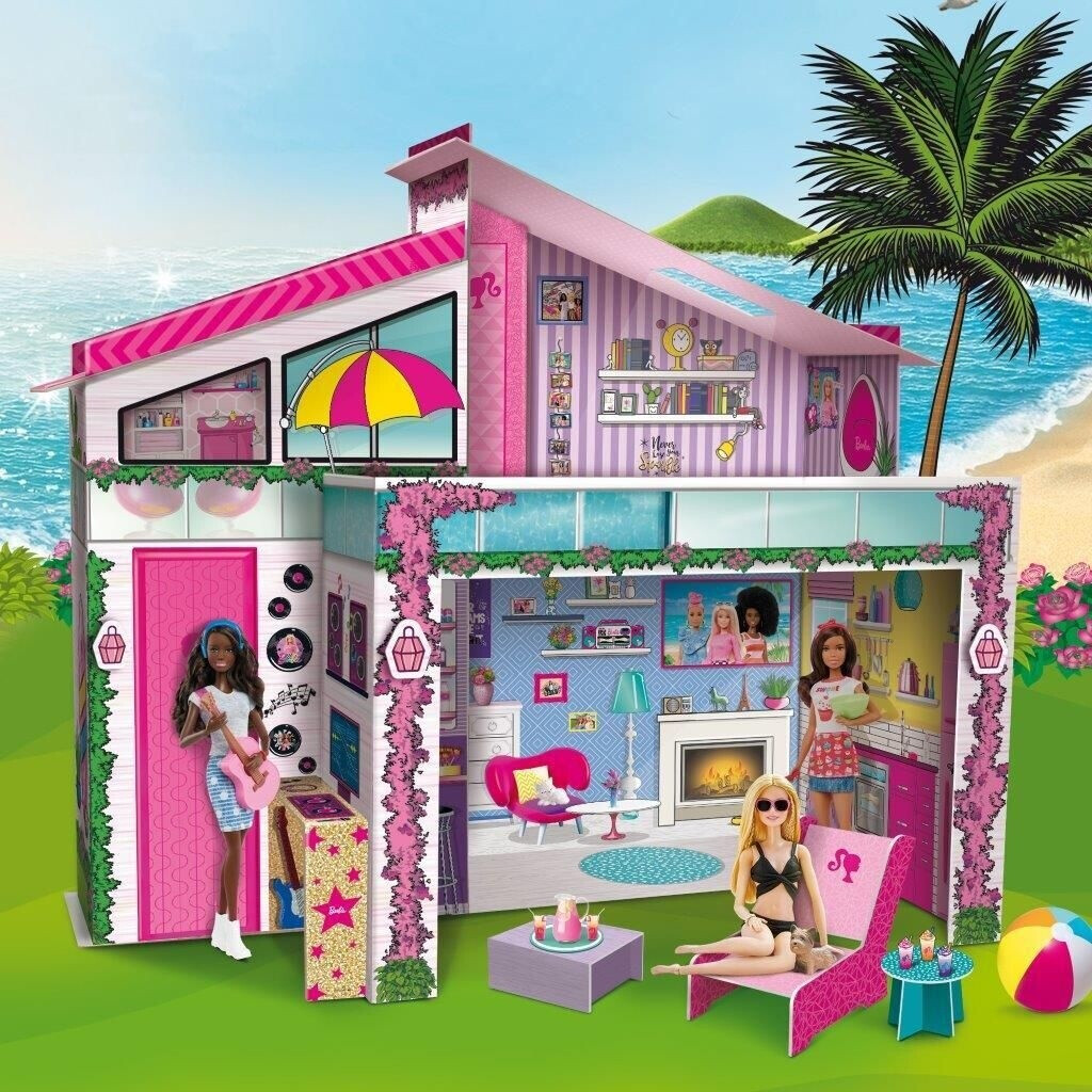 VILLA DE REVE BARBIE-70X79X38CM+ACCESSOIRES+4ANS - Image 5